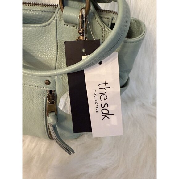 The Sak Collective Mint Kori Leather Satchel - Picture 3 of 8